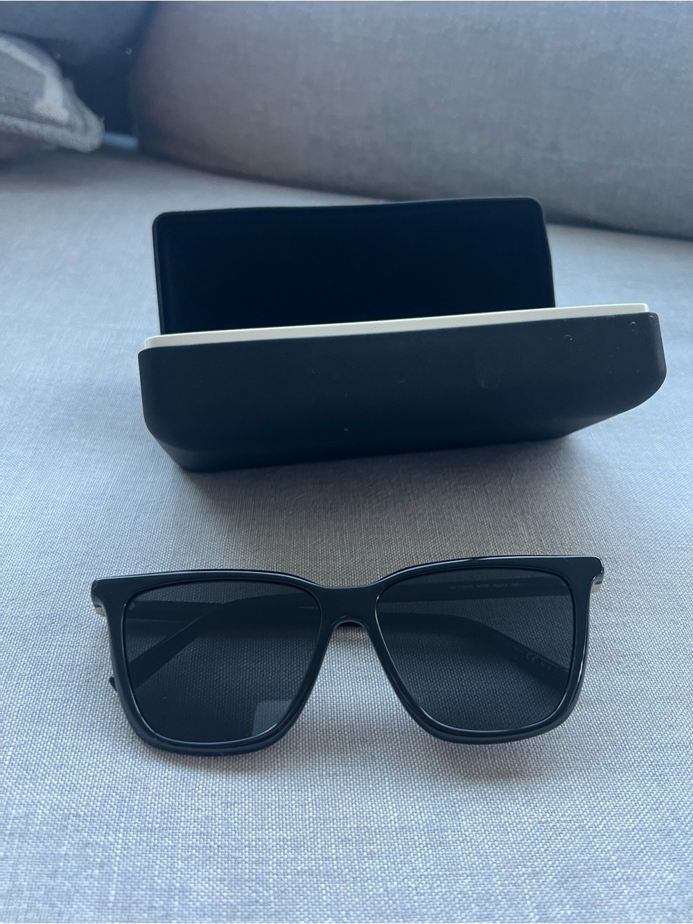 Givenchy Black Sunglasses with Subtle Silver Accents